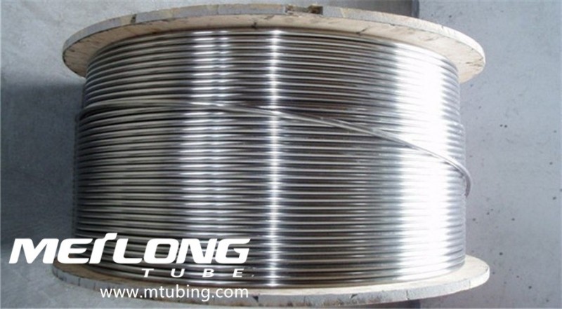 S31603 Stainless Steel Melingkar Garis Kontrol Tubing Umbilical