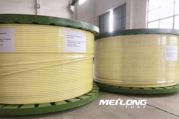 FEP Encapsulated Hydraulic Control Line Seamless Duplex 2507 Tubing