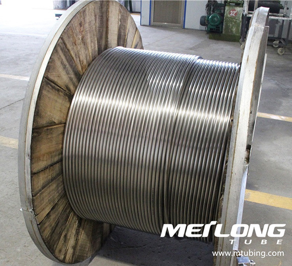 S31603 Спиральная линия для закачки химреагентов из нержавеющей стали