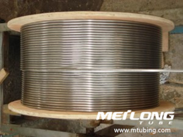 ASME SA269 S31603 Tubulação da linha de controle hidráulico em espiral de aço inoxidável